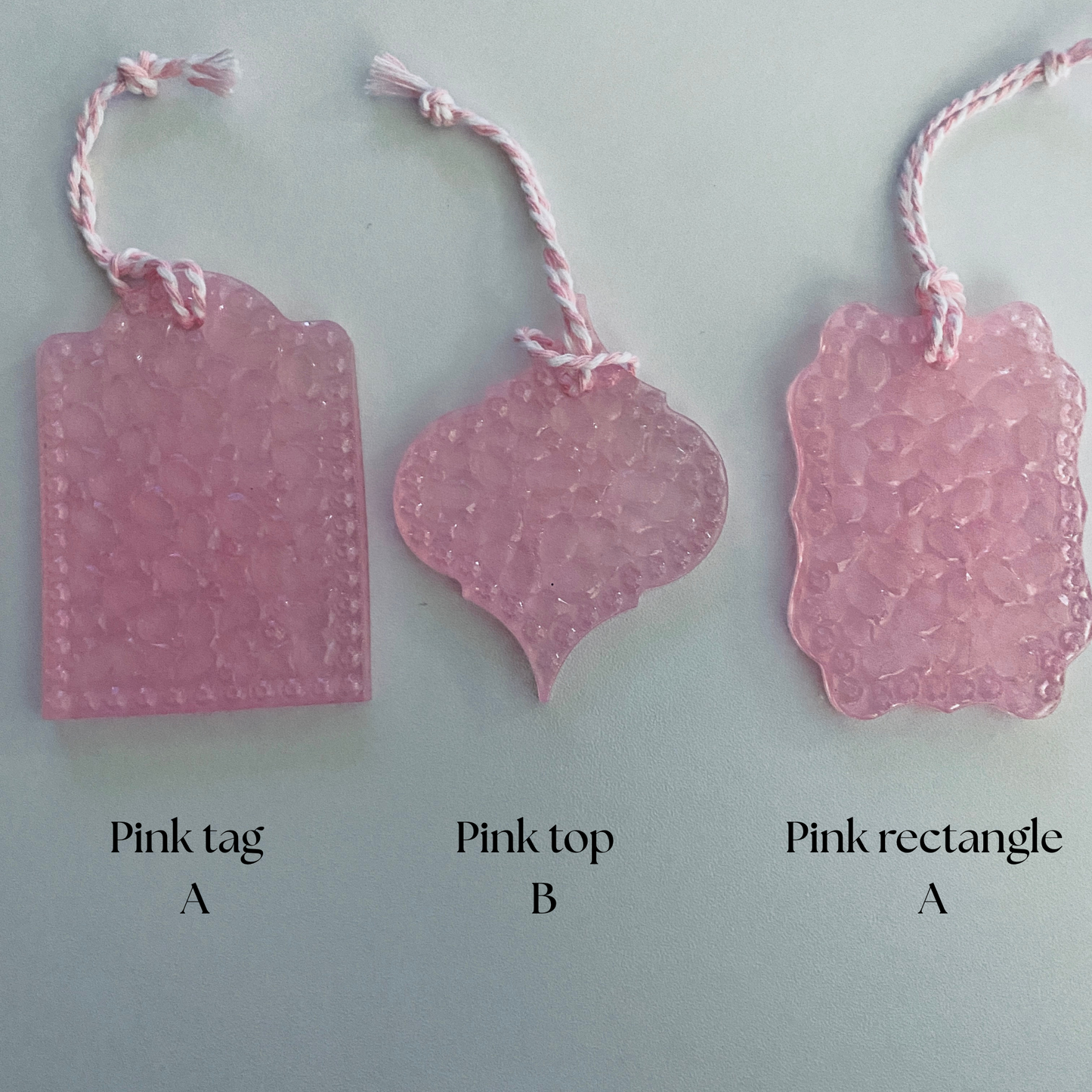 Textured Resin Ornaments - Individual