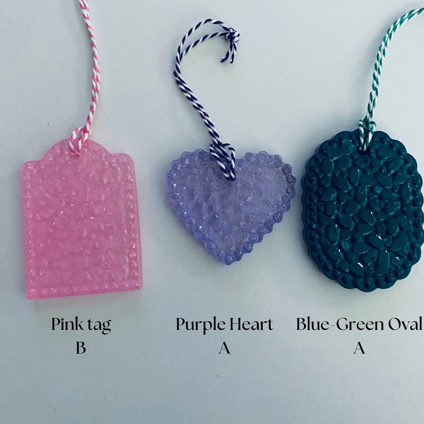 Textured Resin Ornaments - Individual