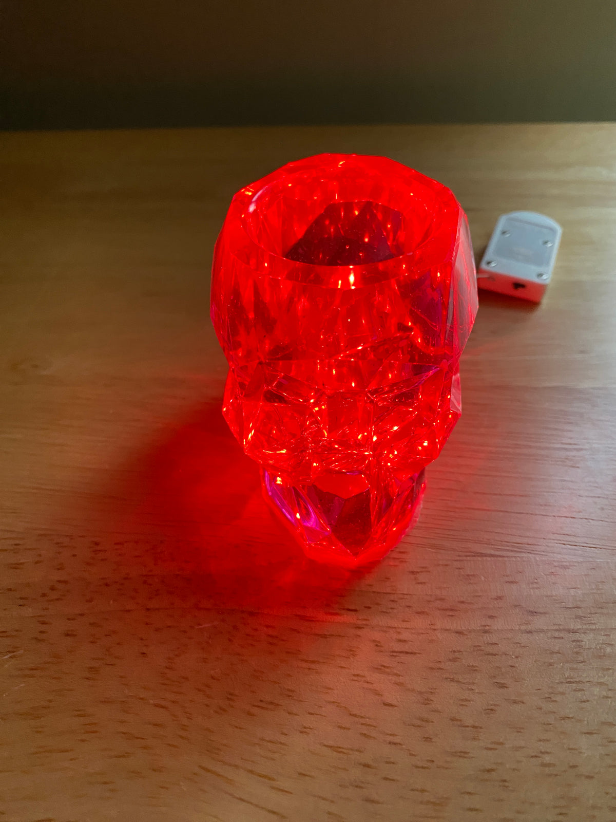 Light-Up Skull Planter