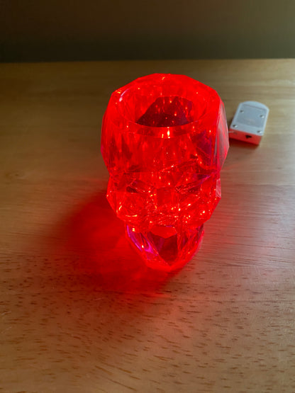 Light-Up Skull Planter