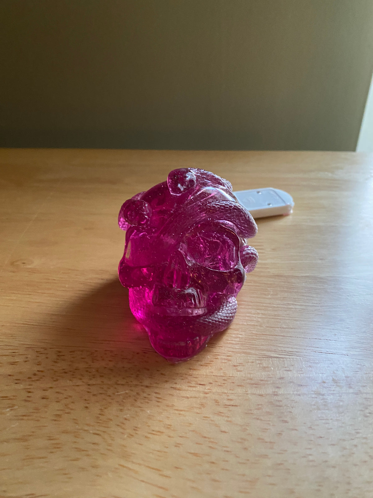 Light-Up Skull with Snakes