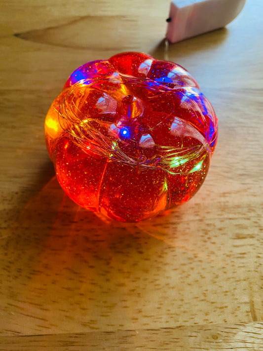 Light-Up Solid Pumpkin
