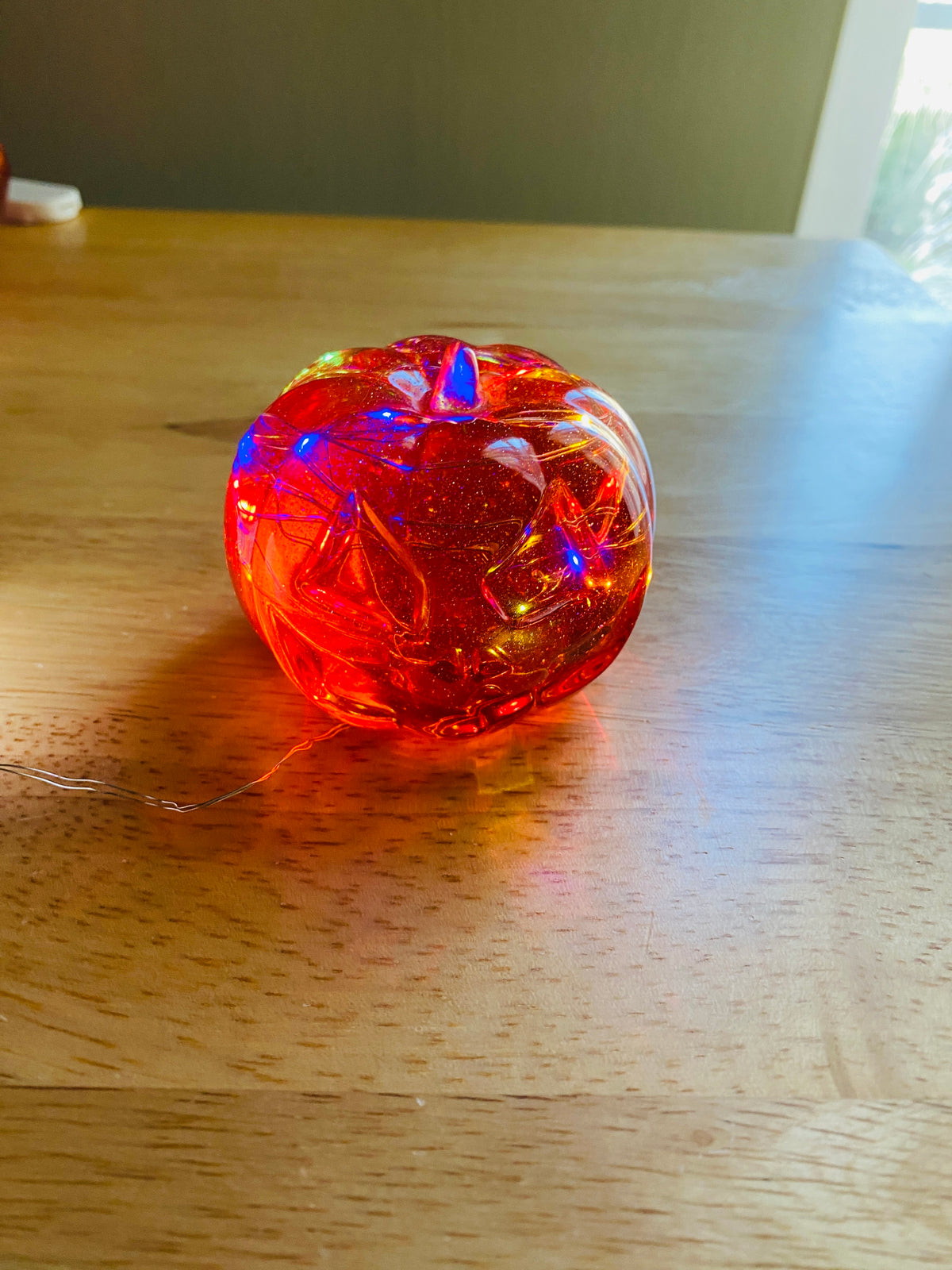 Light-Up Solid Pumpkin