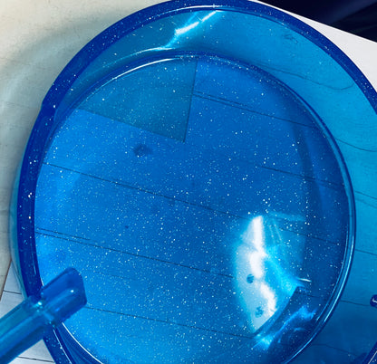 Hand-crafted resin basket