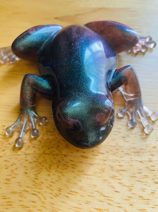 Greenish-Purplish Frog