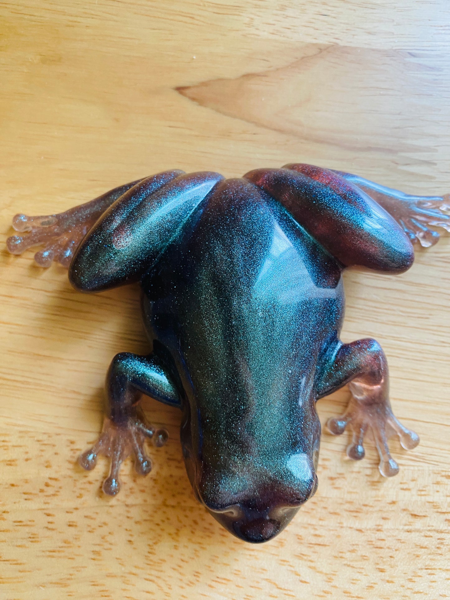 Greenish-Purplish Frog