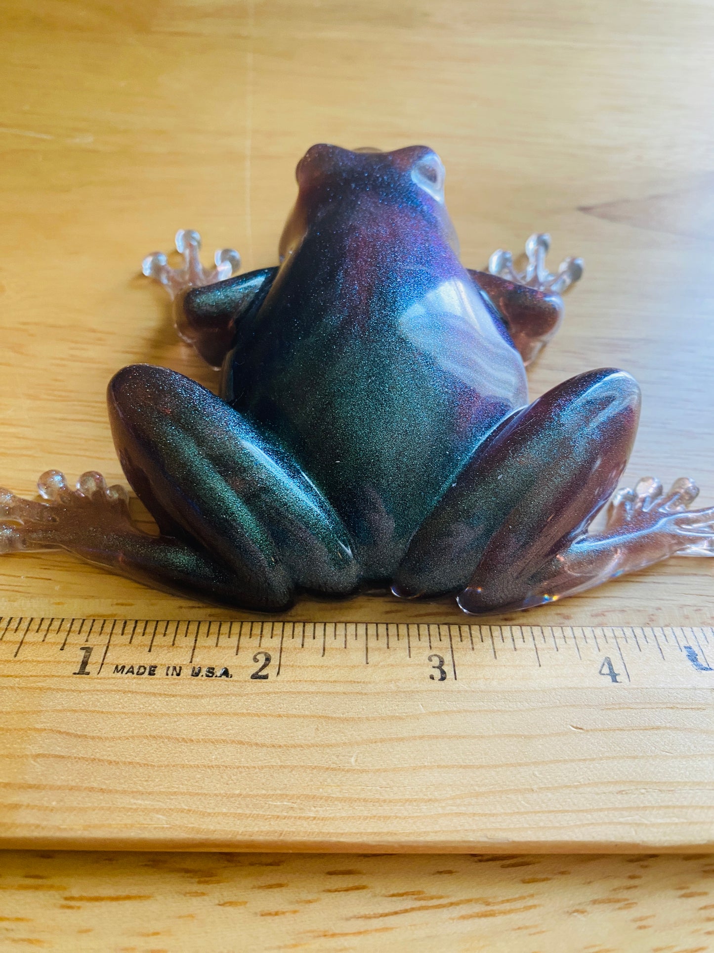 Greenish-Purplish Frog