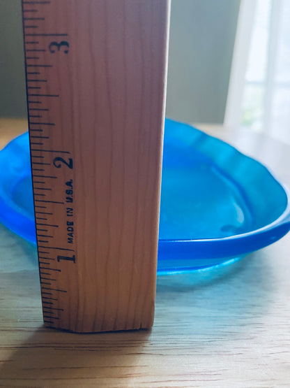 Blue Irregular-Edge Tray