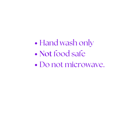 Hand-crafted resin basket