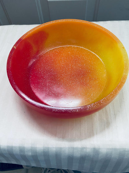 Sunrise resin succulent garden bowl set