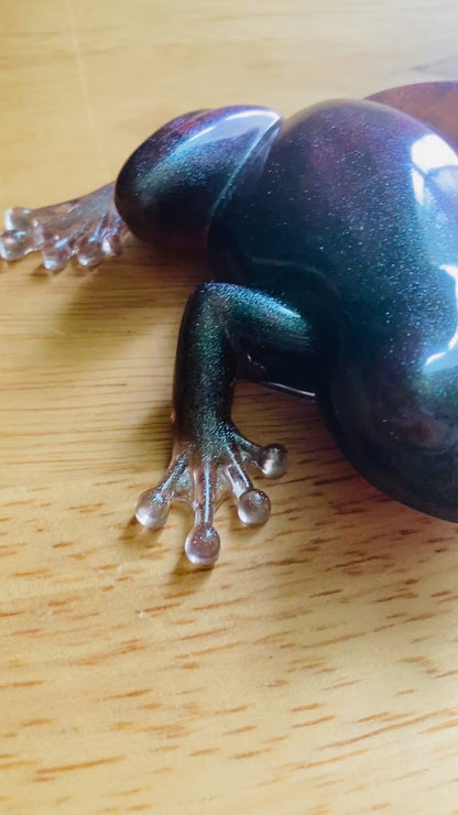 Greenish-Purplish Frog